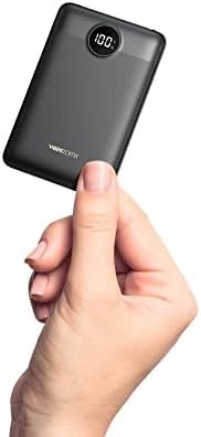 VEEKTOMX Mini Power Bank 10000mAh kleine Powerbank 22,5W USB C PD QC 3.0 Fast Charge Externe batterij, Ultra Compacte Draagbare Oplader met 2 Output Compatibel iPhone 14pro/ Sumsang s22/Xiaomi/OnePlus