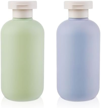 WLLHYF Squeeze Flessen 2 Pack 200 ML Hervulbare Plastic Reiscontainers Lege Flessen Met Disc Top Flip Cap Reisaccessoires voor Shampoo Crèmes Lotion Conditioner - Image 8