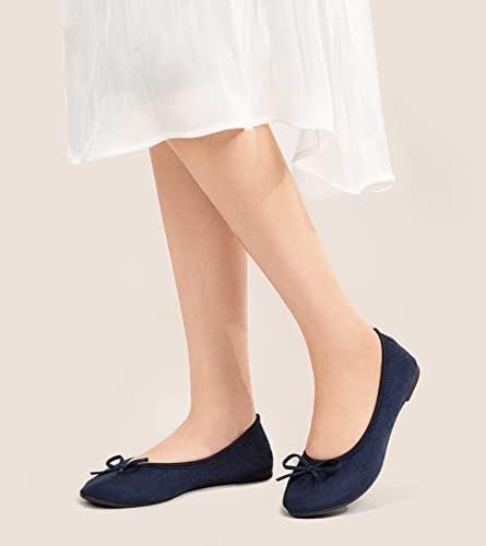Greatonu Dames Ballet Flats Opvouwbare Draagbare Travel Roll Up Slip On Dress Shoes - Image 7