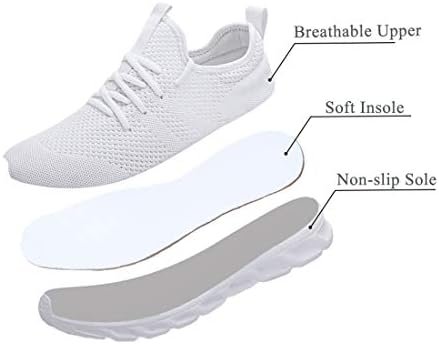 Damyuan Hardloopschoenen voor dames, sneakers, wandelschoenen, sportschoenen, tennisschoenen, vrijetijdsschoenen, outdoor, fitness, modieus, lichtgewicht, ademend - Image 5
