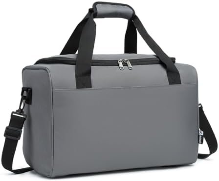 Kono 20L bagage voor onder de stoel, Cabine handbagage met schouderriem, 40x20x25(Grijs)