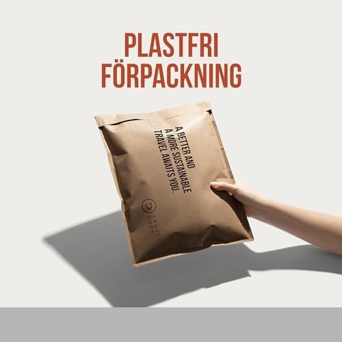 TRAVEL DUDE verpakkingstasjes met compressiezakken | gemaakt van plastic flessen | organisator voor tassen, koffers & rugzakken | reis organisator voor kleding & schoenen | Bosgroen, 4 delige set - Image 7