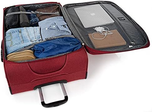 JASLEN - Luggage Suitcase Koffer Reiskoffer Koffers Groot Travel Suitcase Set Met Wielen Trolley Bag Grote Koffer Large Bagage Reiskoffers, Granaat - Image 8