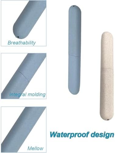 Tandenborstelhoes, 2 Stuks Tandenborstelhouder, Tandenborstelkoffer, Tandenborstelkoker, Draagbare Plastic Tandenborstelkoffer, voor Reizen, Familie - Image 6