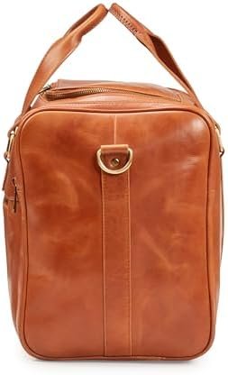 NEGOTIA Alpha - Leren Weekendtas Heren en Dames - Premium leren Reistas - Duffel Bag - Luxe Top-Grain Leer - Bruin - Image 10