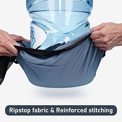 ECOHUB inpakblokjes voor koffer 7 PCS Reis organisator Verpakkingszakken Gerecycleerd Reistoebehoren Schoenen zakken voor reizen Opbergtas De Zakken van de bagageorganisator Reisetui(Blauw) - Image 4
