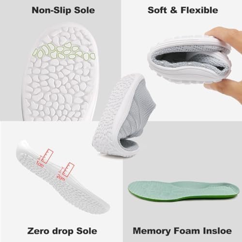 Geweo Barefoot Shoes Heren Dames Wandelschoenen Ademend Lichtgewicht Slip on Trailrunning Barefoot Schoenen Fitness Sneakers - Image 4
