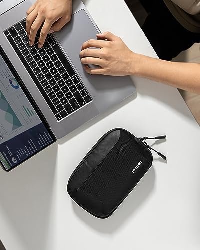 tomtoc accessoire kabeltasse, elektronica tech etui laptop accessoire organiser tas kabel tas reis accessoires tas voor adapter, lader, kabel, harde schijf - Image 7