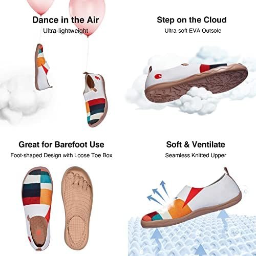 UIN Vrouwen Art Travel Schoenen Slip On Casual Loafers Lichtgewicht Comfort Mode Sneaker Toledo Ⅰ Kleur & Geometrie 15 - Image 6