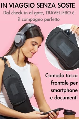 TRAVELLERO Vulbaar Reiskussen met Kleding | Reiskussen Tas | Reiskussen, Handige Reisaccessoires, Vliegtuigkussen, Accessoires voor Reizen per Vliegtuig, Reisnek Kussen - Image 4