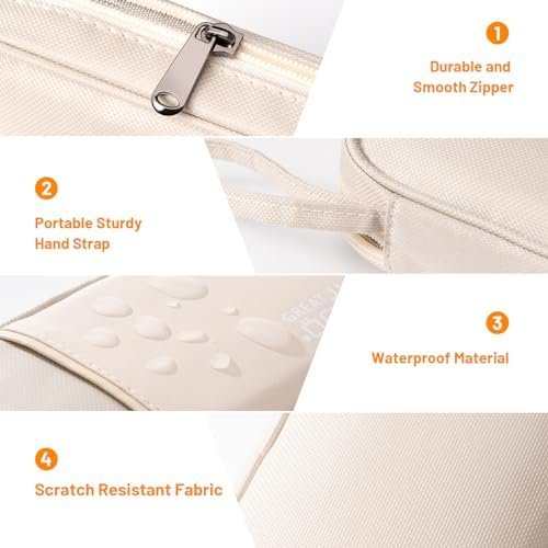 OrgaWise Kabeltas Organizer Reizen Klein Draagbaar,Kabeltas Elektronica,Kabeltas Voor Reisaccessoires Van Mobiele Telefoon Oplaadkabel Powerbank - Image 4