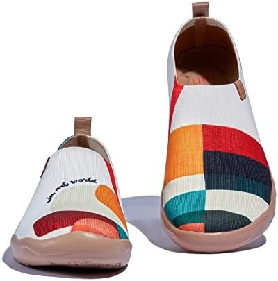 UIN Vrouwen Art Travel Schoenen Slip On Casual Loafers Lichtgewicht Comfort Mode Sneaker Toledo Ⅰ Kleur & Geometrie 15 - Image 5