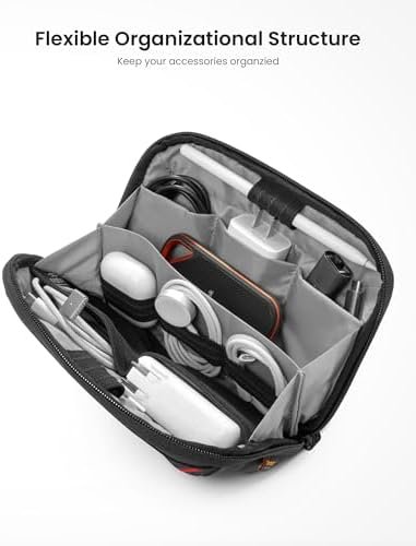 tomtoc accessoire kabeltasse, elektronica tech etui laptop accessoire organiser tas kabel tas reis accessoires tas voor adapter, lader, kabel, harde schijf - Image 2