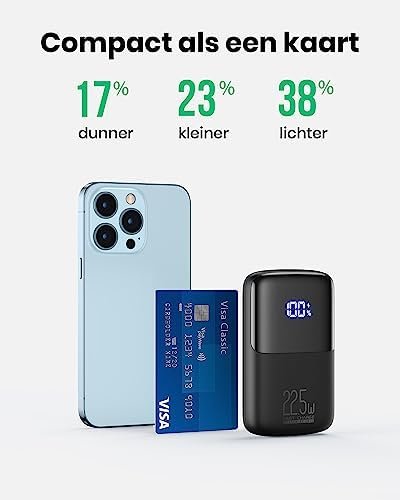 INIU Mini Power Bank, 22,5W 10000mAh Kleine Powerbank, PD QC 3.0 Fast Charge USB C Externe batterij, Ultra Compacte Draagbare Oplader Compatibel iPhone 15 14 Pro Max Samsung S23 S22 iPad Xiaomi - Image 5