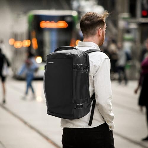 Tomtoc Reisrugzak van 40 liter, TSA-vriendelijke vluchtgoedgekeurde handbagage, handbagage, waterbestendige lichtgewicht zakelijke rugzak, duurzame grote weekendtas, geschikt voor laptops van 17,3 inch - Image 7