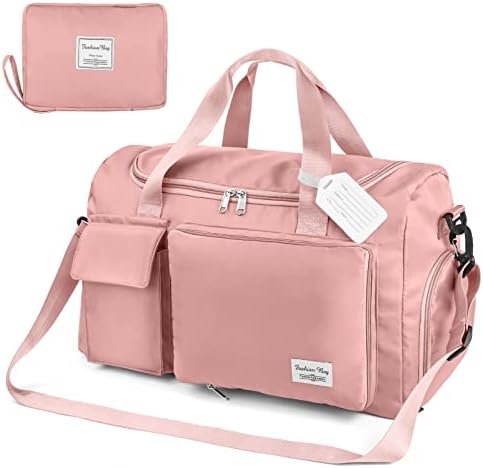 Flintronic Opvouwbare reistas, 35 liter, bagagetas, grote weekendtas, overnachtingstas, vakantietas, waterdichte sporttas voor heren en dames, met 1 bagagelabel, 28*22*4.5CM