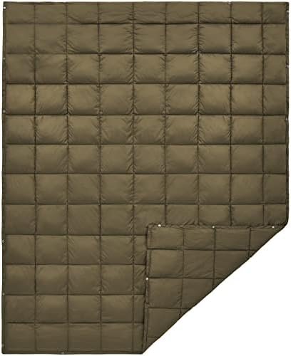 KingCamp Reisdeken Multifunctionele Ultralight Camping Deken met Snap Button Emergency Slaapzak voor binnen of buiten, 175 x 135cm