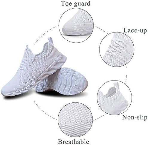 Damyuan Hardloopschoenen voor dames, sneakers, wandelschoenen, sportschoenen, tennisschoenen, vrijetijdsschoenen, outdoor, fitness, modieus, lichtgewicht, ademend - Image 6