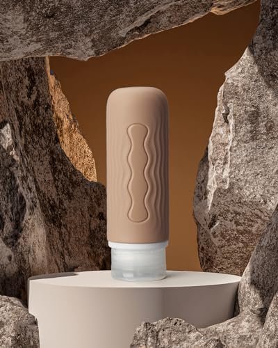 Yinke Siliconen reisflessen voor toiletartikelen, TSA-goedgekeurd en BPA-vrij reisbenodigdheden, 85 ml reisformaat containers met doorzichtige zak, reisaccessoires navulbaar voor shampooconditioner (4 - Image 2