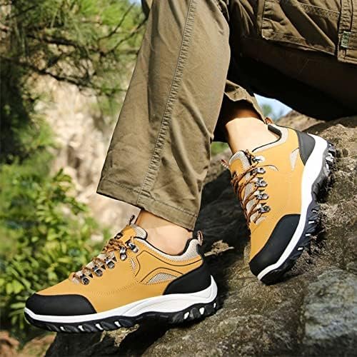Men's Good Arch Support Outdoor Breathable Light Travel Sneakers, Men's Walking Shoes Nonslip Comfy Breathable - Image 3