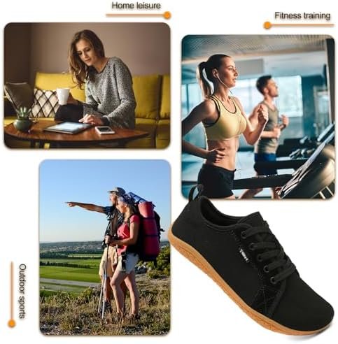 Geweo Barefoot Trainers Schoenen Minimalisme Heren Dames Nul druppel Unisex Hardloopschoenen Wandelschoenen Ademend lichtgewicht Niet-Slip Jogging Parkour Wandelen - Image 5