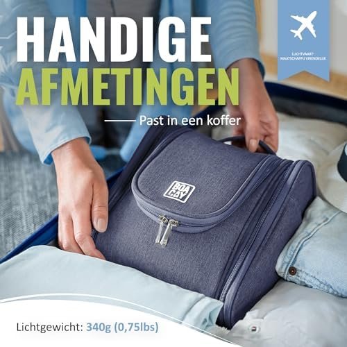 BOACAY Hangende Reistoilettas voor Dames en Heren, Make-Up Tas, Douche- en Wastas, Organizerset voor Cosmetica, Benodigdheden, Reisaccessoires - Image 5
