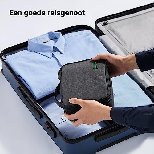 UGREEN Elektronicatas Reisorganisator Kabeltas Universele Reiskabel Organisator Elektronica Accessoires Tas 3-laags Grote Elektronica Accessoires Tas voor Kabel, Oplader, Powerbank, Tablet. - Image 4