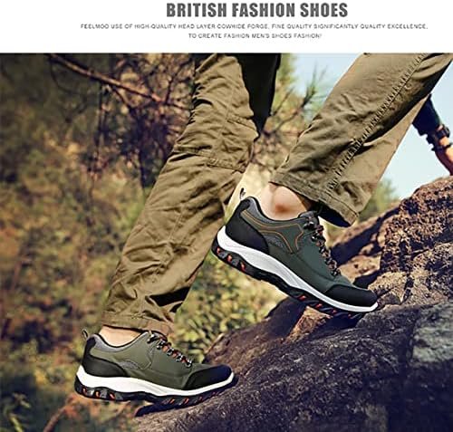 Men's Good Arch Support Outdoor Breathable Light Travel Sneakers, Men's Walking Shoes Nonslip Comfy Breathable - Image 5