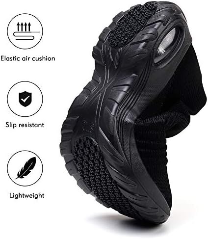 STQ Dames wandelschoenen Slip-on Lichtgewicht Mesh Sneakers Ademend Tennis Comfortabele Platform Wedge Schoenen - Image 3