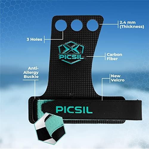 PICSIL Falcon pannenlappen gaten voor training op parcours, synthetische pannenlappen voor gewichtheffen, pull-ups aan de vaste stang, gymnastiek - Image 6
