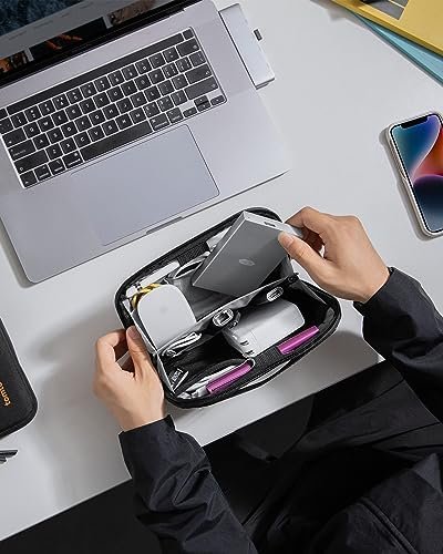 tomtoc accessoire kabeltasse, elektronica tech etui laptop accessoire organiser tas kabel tas reis accessoires tas voor adapter, lader, kabel, harde schijf - Image 5