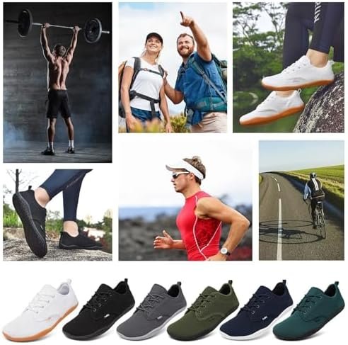 Geweo Barefoot Shoes Heren Dames Zomer Blotevoeten Schoenen Minimalistische Sneakers Brede Wandelschoenen Blote Voeten Sportschoenen Licht Niet-Slip Trail Running Fitness Outdoor Indoor - Image 5