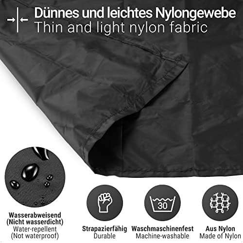 Siegvoll Mini Pocket Picknickdeken Lichtgewicht Draagbare Stranddeken Pocket Blanket voor Strand, Picknick, Camping en Wandelen, 70 x 110 cm (Zwart) - Image 4
