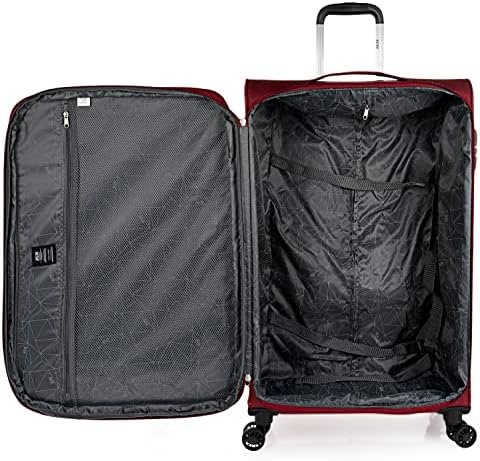 JASLEN - Luggage Suitcase Koffer Reiskoffer Koffers Groot Travel Suitcase Set Met Wielen Trolley Bag Grote Koffer Large Bagage Reiskoffers, Granaat - Image 9