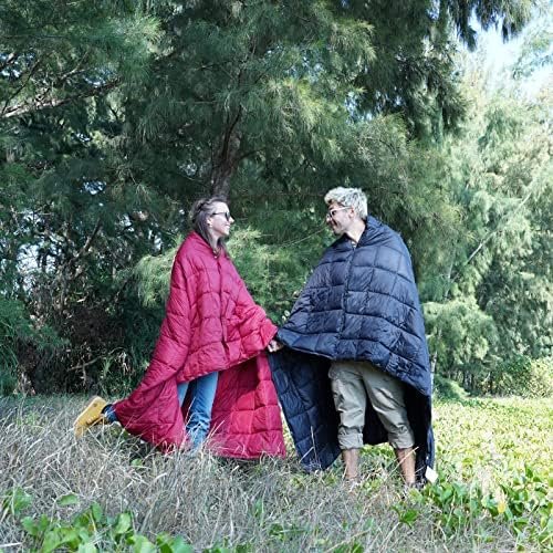 KingCamp Reisdeken Multifunctionele Ultralight Camping Deken met Snap Button Emergency Slaapzak voor binnen of buiten, 175 x 135cm - Image 8